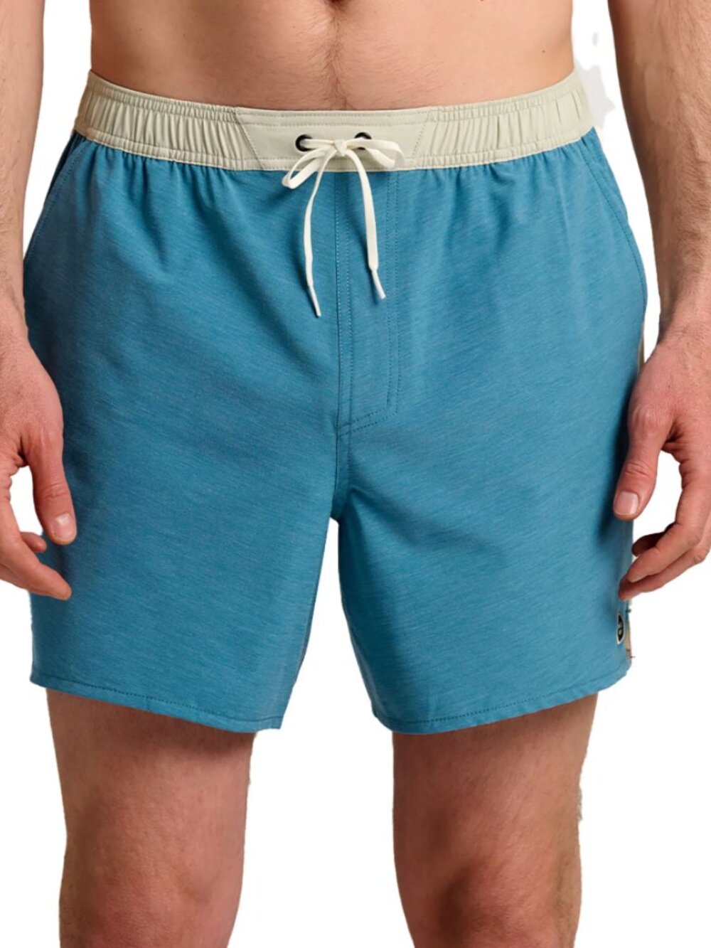 [NWT] FREE FLY Men's M Palmera Swim Trunks, new with tag, blue